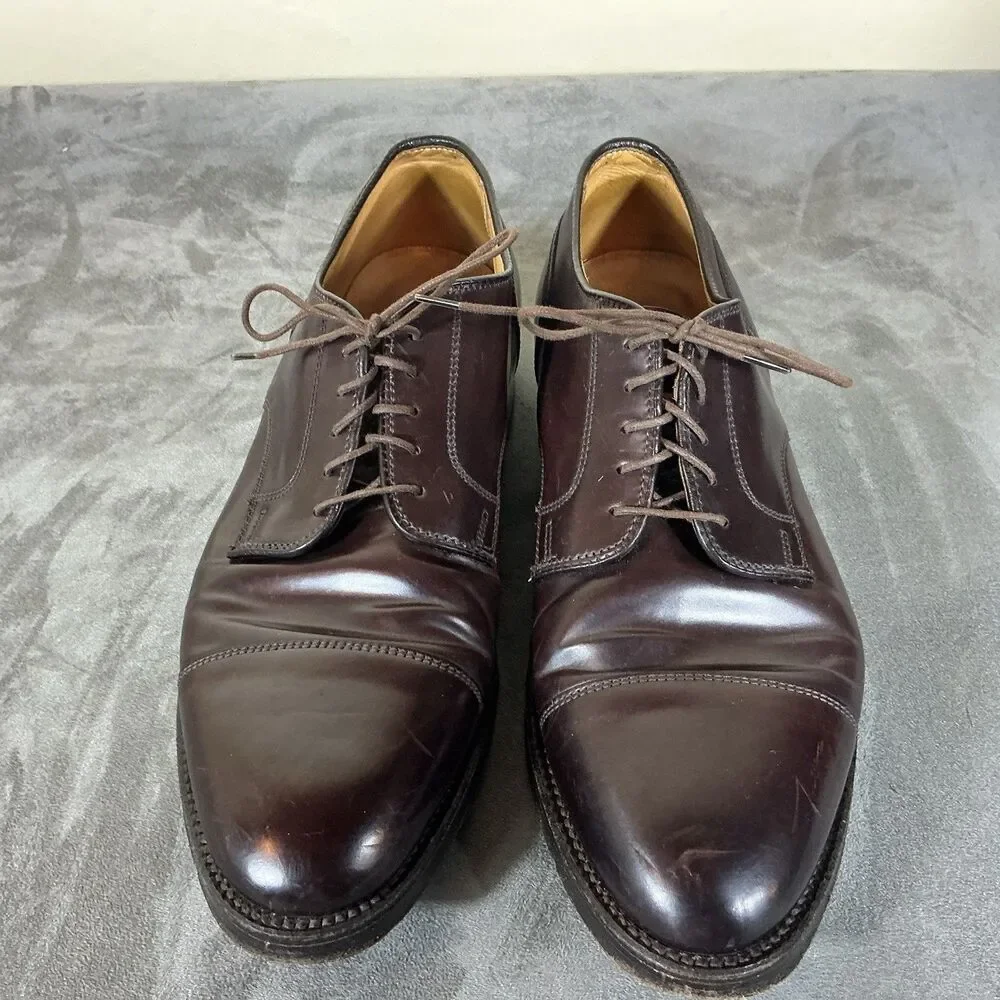 Alden Shell Cordovan 9.5 D Brooks Brothers Color 8 Oxblood Cap Toe Men’s Shoes